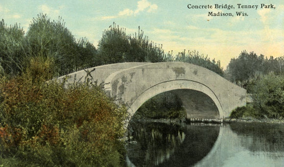 Concrete Bridge, Tenney Park, Madison, WI - Carey's Emporium