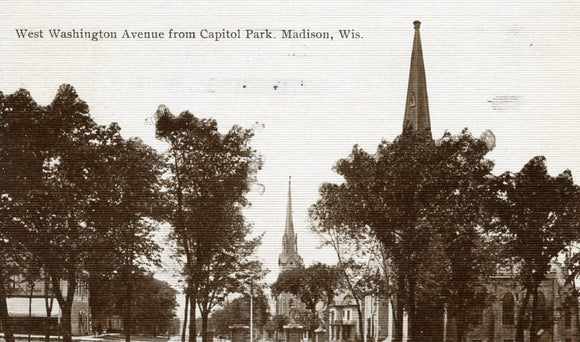 West Washington Avenue from Capitol Park, Madison, WI - Carey's Emporium