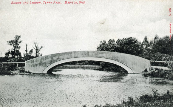 Bridge and Lagoon, Tenney Park, Madison, WI - Carey's Emporium