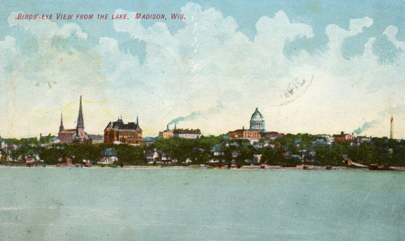 Bird's-Eye View From the Lake, Madison, WI - Carey's Emporium