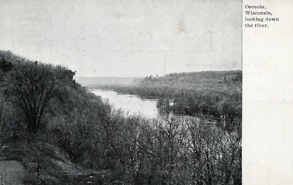 Looking Down the River, Osceola, WI - Carey's Emporium