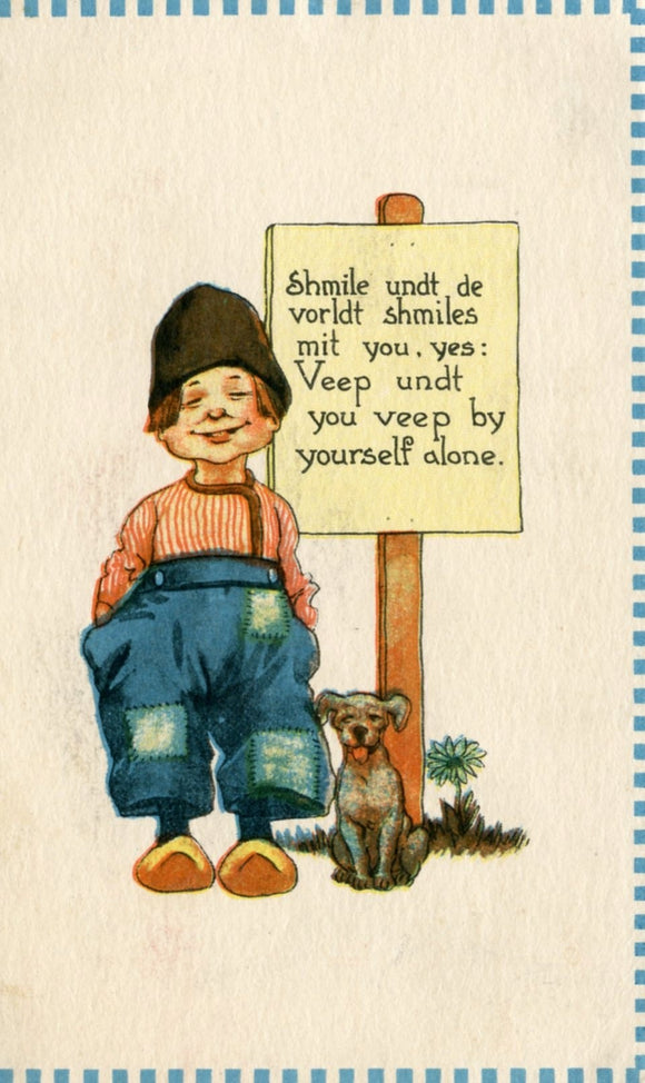 Shmile Undt de Vorldt Shmiles Mit You - Carey's Emporium