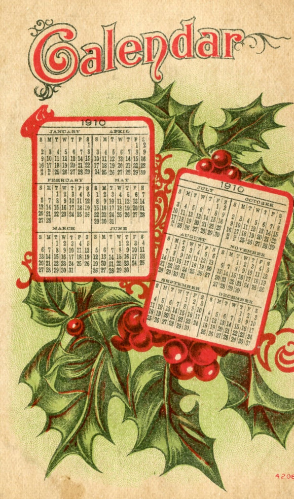 1910 Calendar