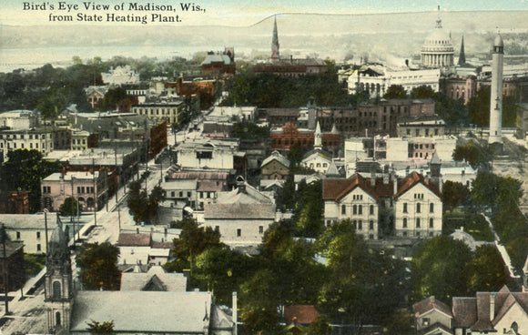 Bird's Eye View of Madison, WI - Carey's Emporium