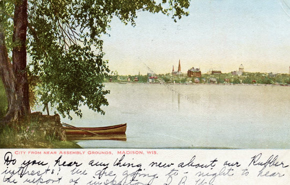 City from Near Assembly Grounds, Madison, WI - Carey's Emporium