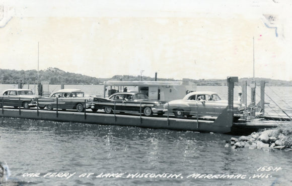 Car Ferry at Lake Wisconsin, Merrimac, WI - Carey's Emporium
