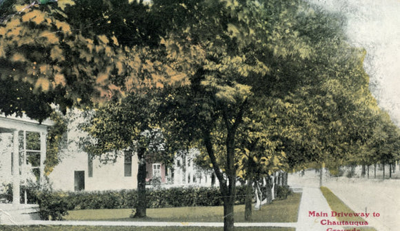 Main Driveway to Chautauqua Grounds, Platteville, WI - Carey's Emporium