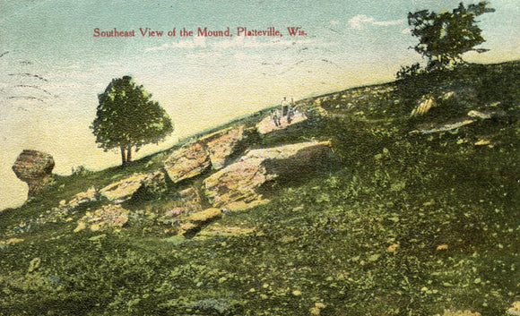 Southern View of the Mound, Platteville, WI - Carey's Emporium