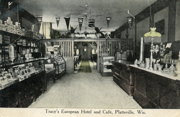 Tracy's European Hotel and Cafe, Platteville, WI - Carey's Emporium
