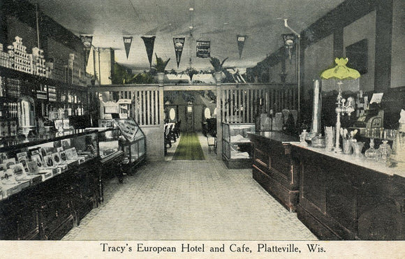 Tracy's European Hotel and Cafe, Platteville, WI - Carey's Emporium