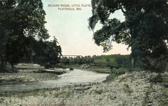 Helkers Bridge, Little Platt, Platteville, WI - Carey's Emporium
