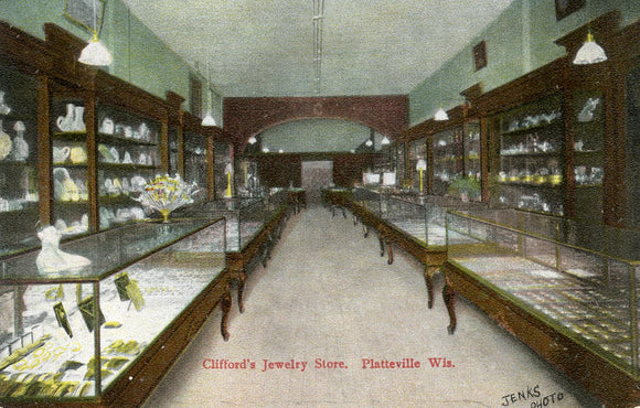 Clifford's Jewelry Store, Platteville, WI - Carey's Emporium
