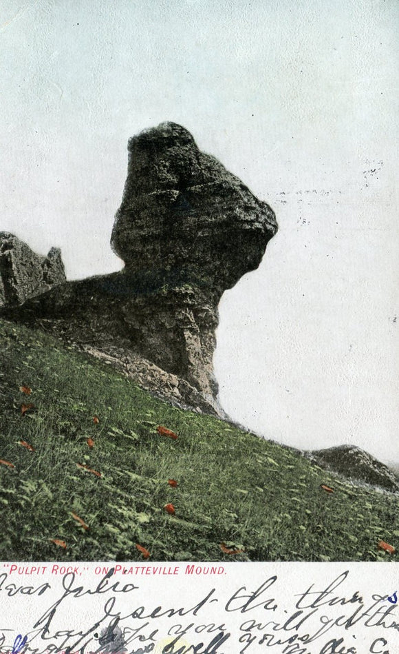 Pulpit Rock on Platteville Mound, Platteville, WI - Carey's Emporium