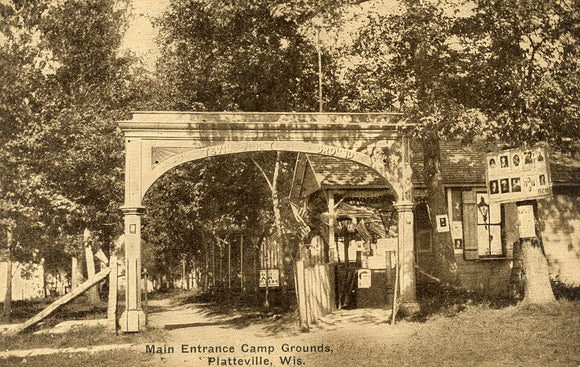 Main Entrance Camp Grounds, Platteville, WI - Carey's Emporium