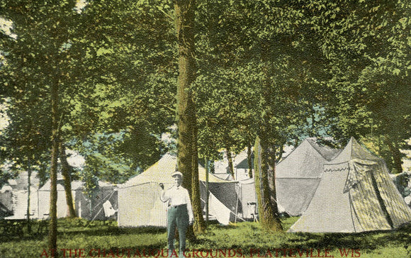 At The Chautauqua Grounds, Platteville, WI - Carey's Emporium
