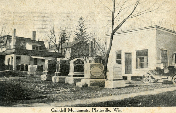 Grindell Monuments, Platteville, WI - Carey's Emporium