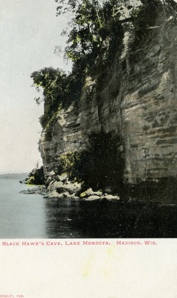 Black Hawk's Cave, Lake Mendota, Madison, WI - Carey's Emporium