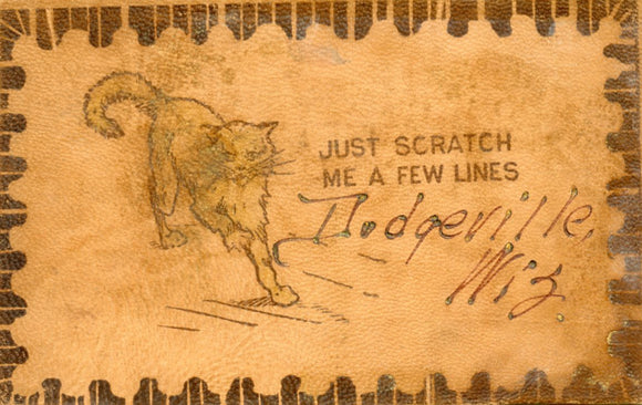 Just Scratch Me A Few Lines, Dodgeville, WI, Leather - Carey's Emporium