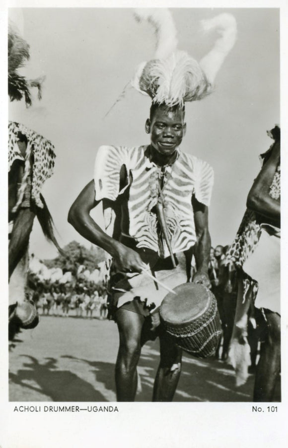 Acholi Drummer, Uganda - Carey's Emporium