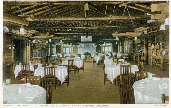 The Dining Room, Hotel El Tovar, Grand Canyon, Arizona - Carey's Emporium