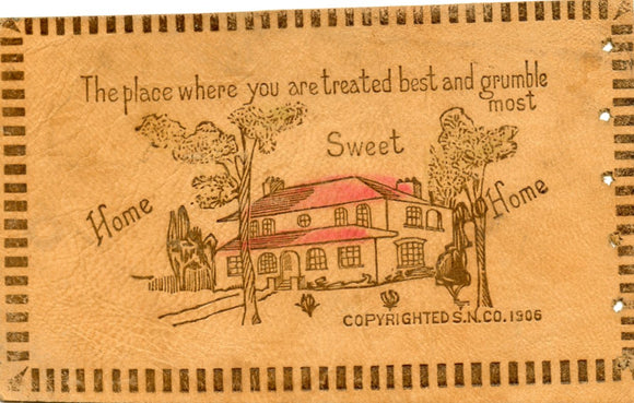 Home Sweet Home, Leather - Carey's Emporium
