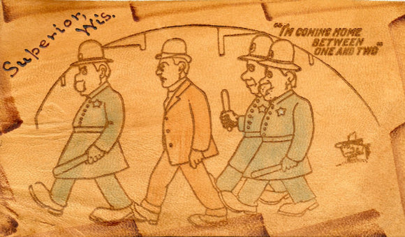 I'm Coming Home Between One and Two, Superior, WI, Leather - Carey's Emporium