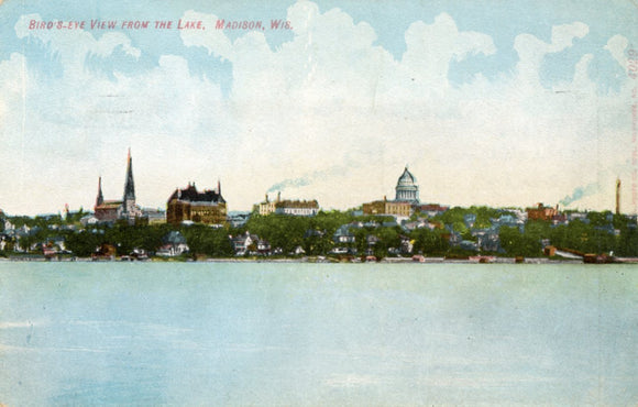 Bird's-Eye View From the Lake, Madison, WI - Carey's Emporium