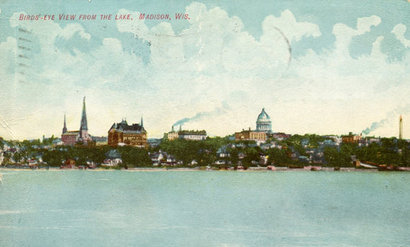 Bird's-Eye View From the Lake, Madison, WI - Carey's Emporium