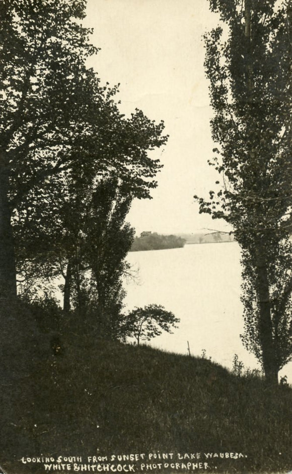 Looking South from Sunset Point, Lake Waubesa, WI - Carey's Emporium