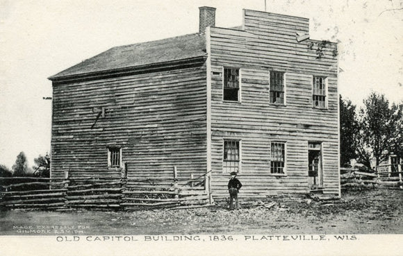 Old Capitol Building, 1836, Platteville, WI - Carey's Emporium