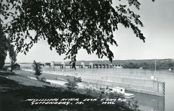 Mississippi River Lock and Dam, Guttenberg, IA - Carey's Emporium