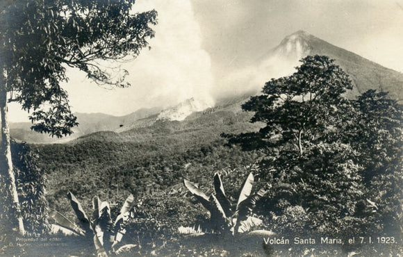 Volcan Santa Maria, el. 7.1.1923 - Carey's Emporium