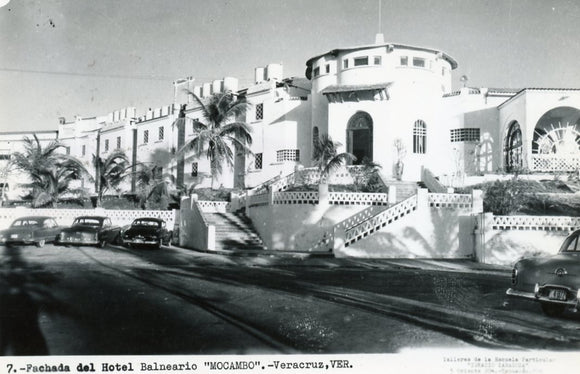 Fachada del Hotel Balneario Mocambo, Veracruz, Mexico - Carey's Emporium