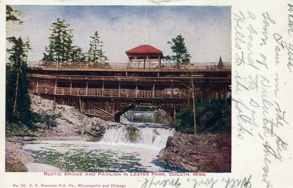 Rustic Bridge and Pavilion in Lester Park, Duluth, MN - Carey's Emporium