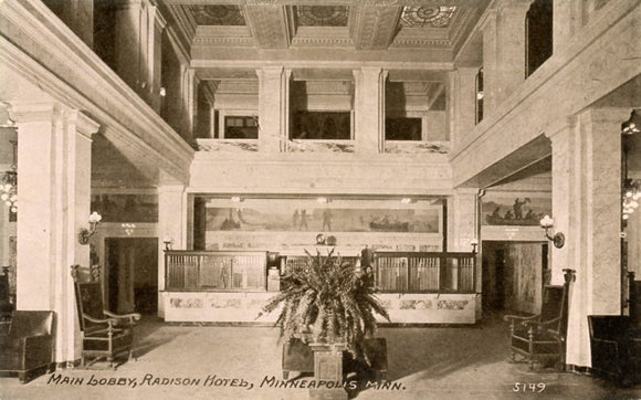 Main Lobby, Radison Hotel, Minneapolis, MN - Carey's Emporium