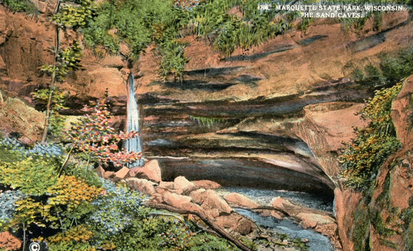 The Sand Caves, Marquette State Park, WI - Carey's Emporium