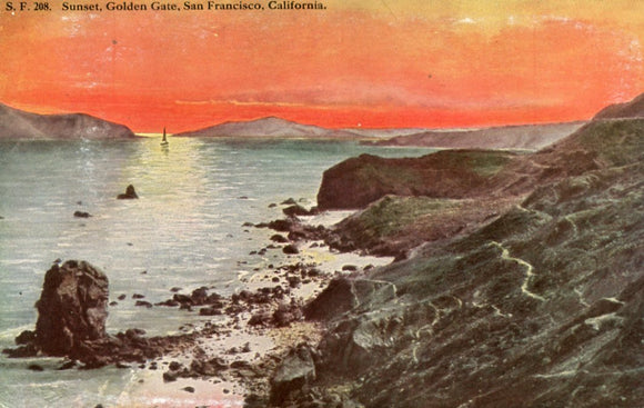 Sunset, Golden Gate, San Francisco, CA - Carey's Emporium