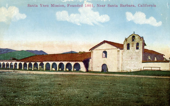 Santa Ynez Mission, Founded 1801, near Santa Barbara, CA - Carey's Emporium