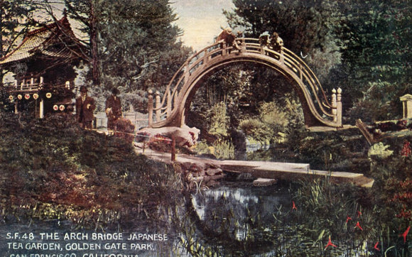Arch Bridge Japanese Tea Garden, Golden Gate Park, San Francisco, CA - Carey's Emporium