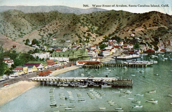 Water Front of Avalon, Santa Catalina Island, CA - Carey's Emporium