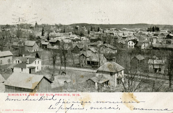 Birds Eye View of Sun Prairie, WI - Carey's Emporium