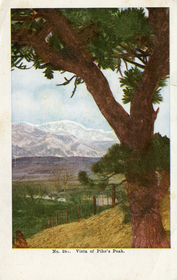 Vista of Pike's Peak, Pikes Peak Region, CO - Carey's Emporium
