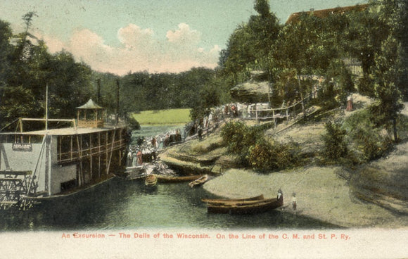 An Excursion, The Dells of the Wisconsin, WI - Carey's Emporium