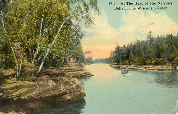 At The Head of The Narrows, Dells of the Wisconsin River, WI - Carey's Emporium