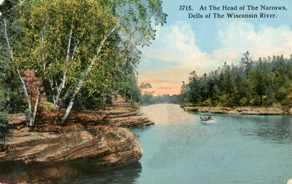 At The Head of The Narrows, Dells of the Wisconsin River, WI - Carey's Emporium
