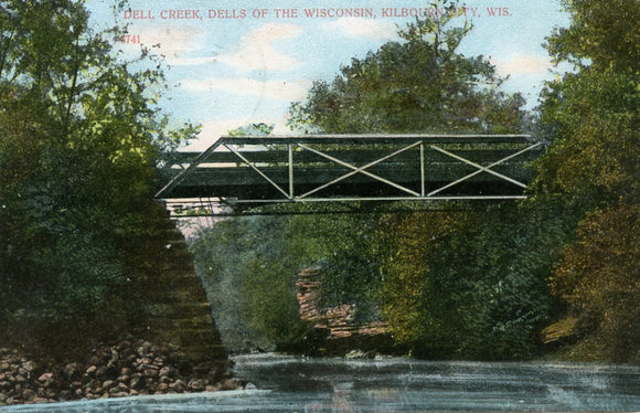 Dell Creek, Dells of the Wisconsin, Kilbourn City, WI - Carey's Emporium