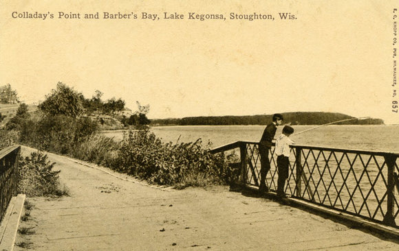Colladay's Point and Barber's Bay, Lake Kegonsa, Stoughton, WI - Carey's Emporium