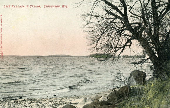 Lake Kegonsa in Spring, Stoughton, WI - Carey's Emporium