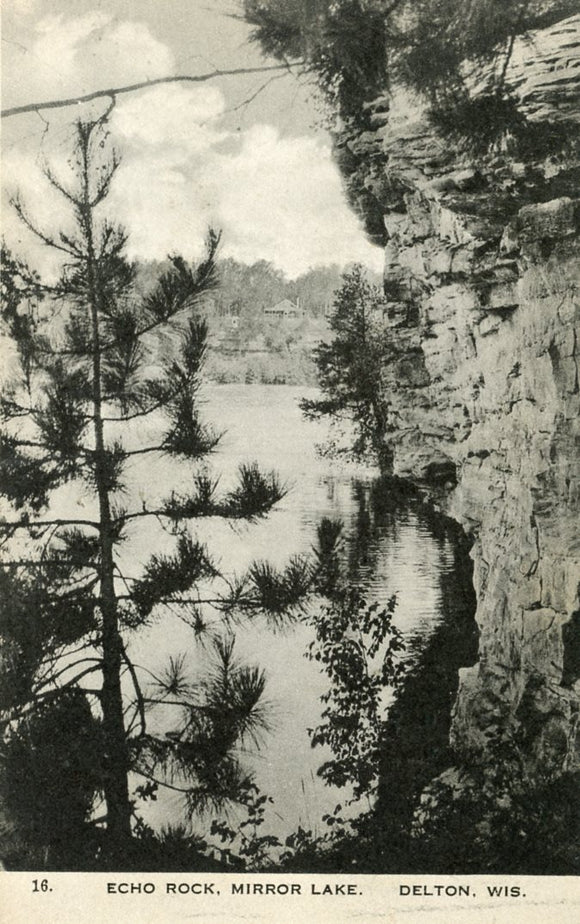 Echo Rock, Mirror Lake, Delton, WI - Carey's Emporium