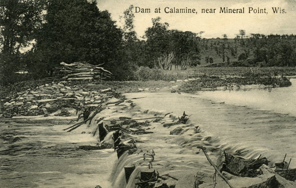 Dam at Calamine, near Mineral Point, WI - Carey's Emporium